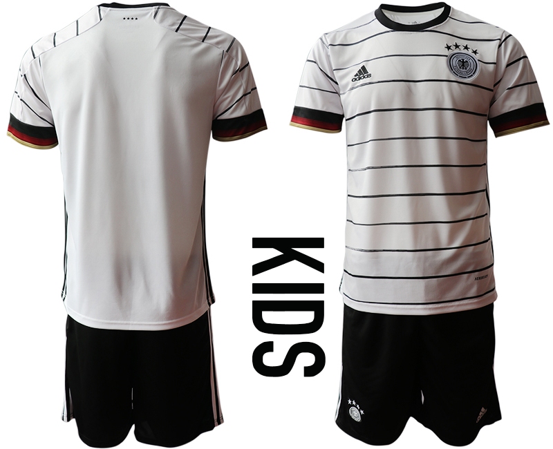Youth 2021 European Cup Germany home white Soccer Jersey->germany jersey->Soccer Country Jersey